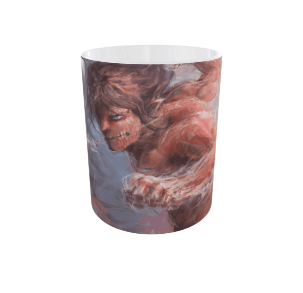 Taza de ataques a los titanes Shingeki no Kyojin