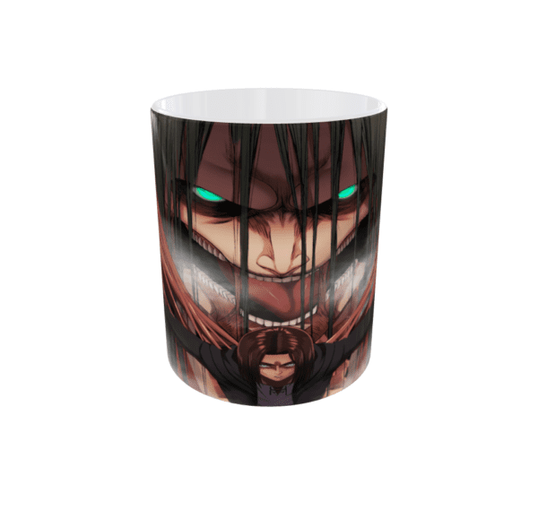 Taza de ataques a los titanes Shingeki no Kyojin