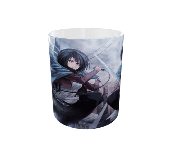 Taza de ataques a los titanes Shingeki no Kyojin