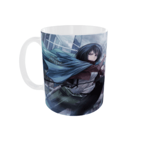 Taza de ataques a los titanes Shingeki no Kyojin