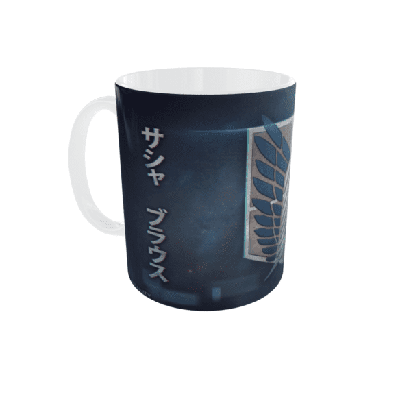 Taza de ataques a los titanes Shingeki no Kyojin