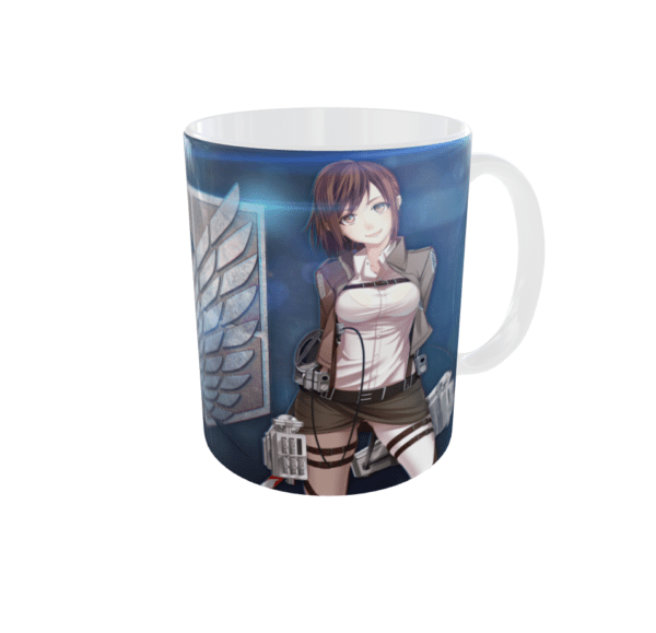Taza de ataques a los titanes Shingeki no Kyojin