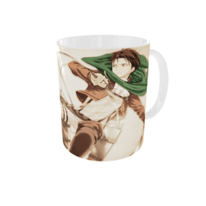 Taza de ataques a los titanes Shingeki no Kyojin