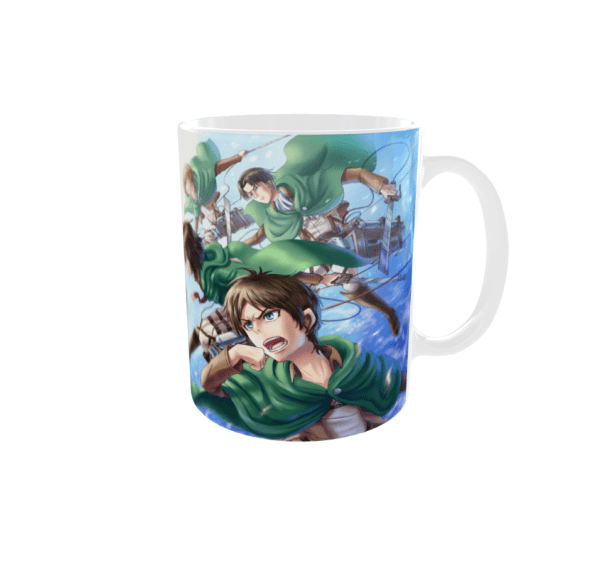 Taza de ataques a los titanes Shingeki no Kyojin