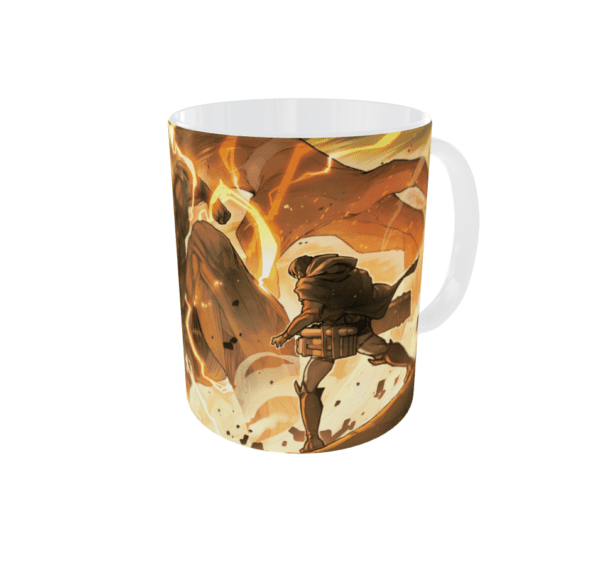Taza de ataques a los titanes Shingeki no Kyojin