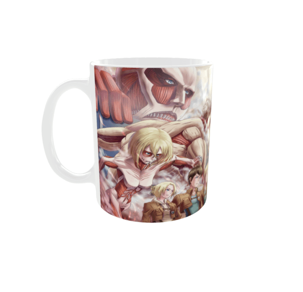 Taza de ataques a los titanes Shingeki no Kyojin