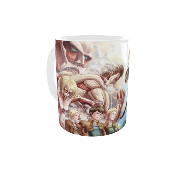 Taza de ataques a los titanes Shingeki no Kyojin