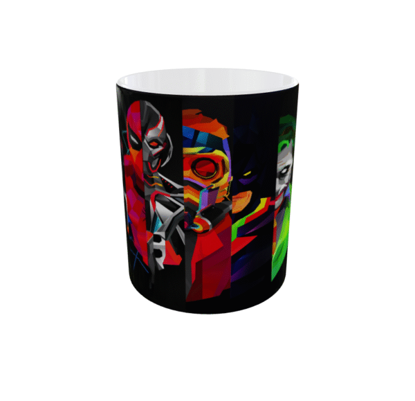 taza de marvel y dc