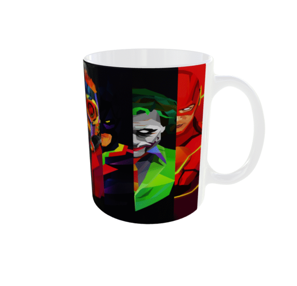 taza de marvel y dc