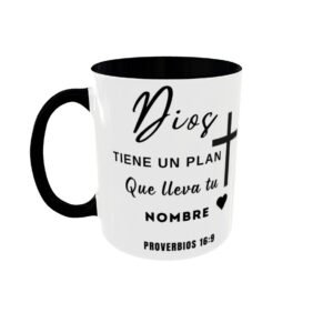Taza con mensajes cristianos